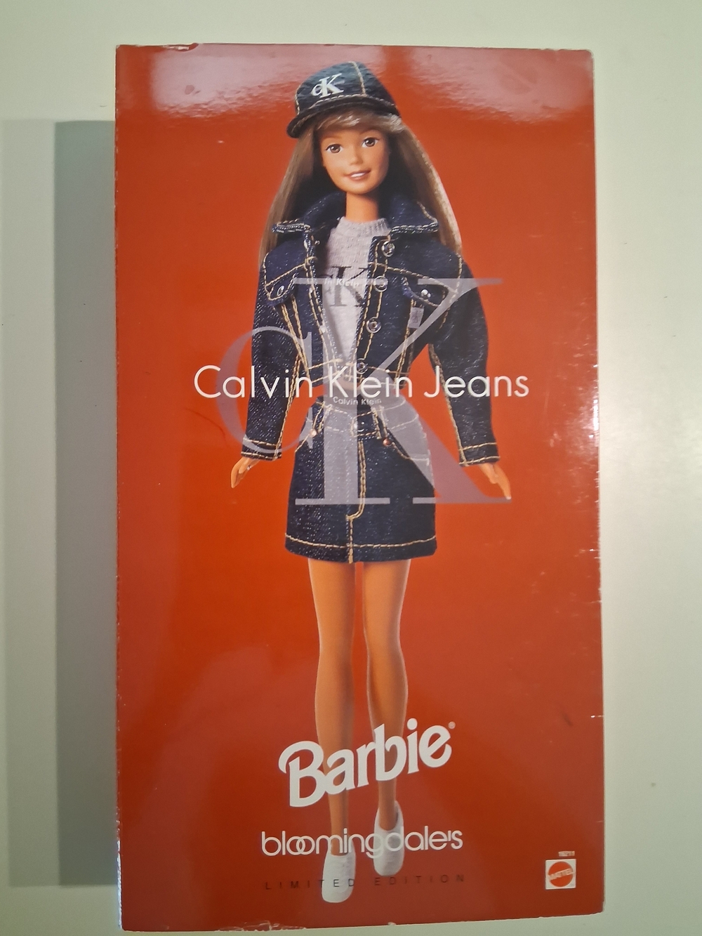 Bloomindale's Calvin Klein Jeans Barbie Doll - Denim Outfit with Cap 1996